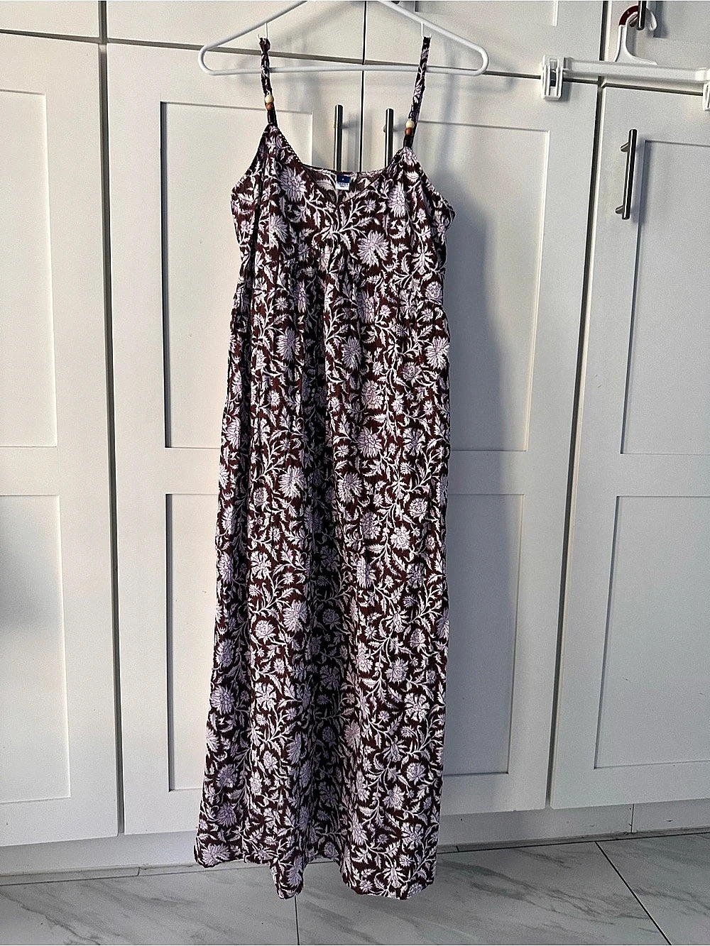 Old Navy Sleeveless Boho Maxi Dress Brown & Purple Small